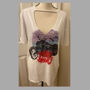 ZARA V-NECK TOP